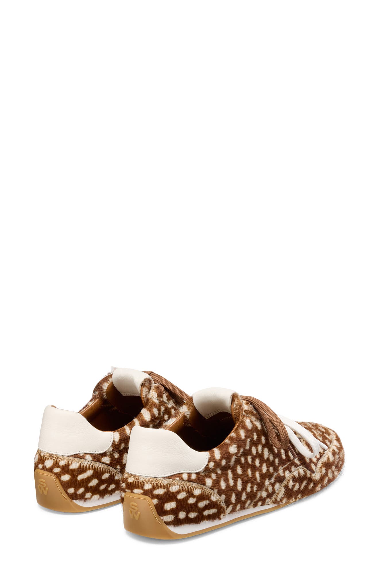 Stuart Weitzman <p>Bond Sport Genuine Calf Hair Sneaker (Women)</p>, Alternate, color, Brown/ White/ White