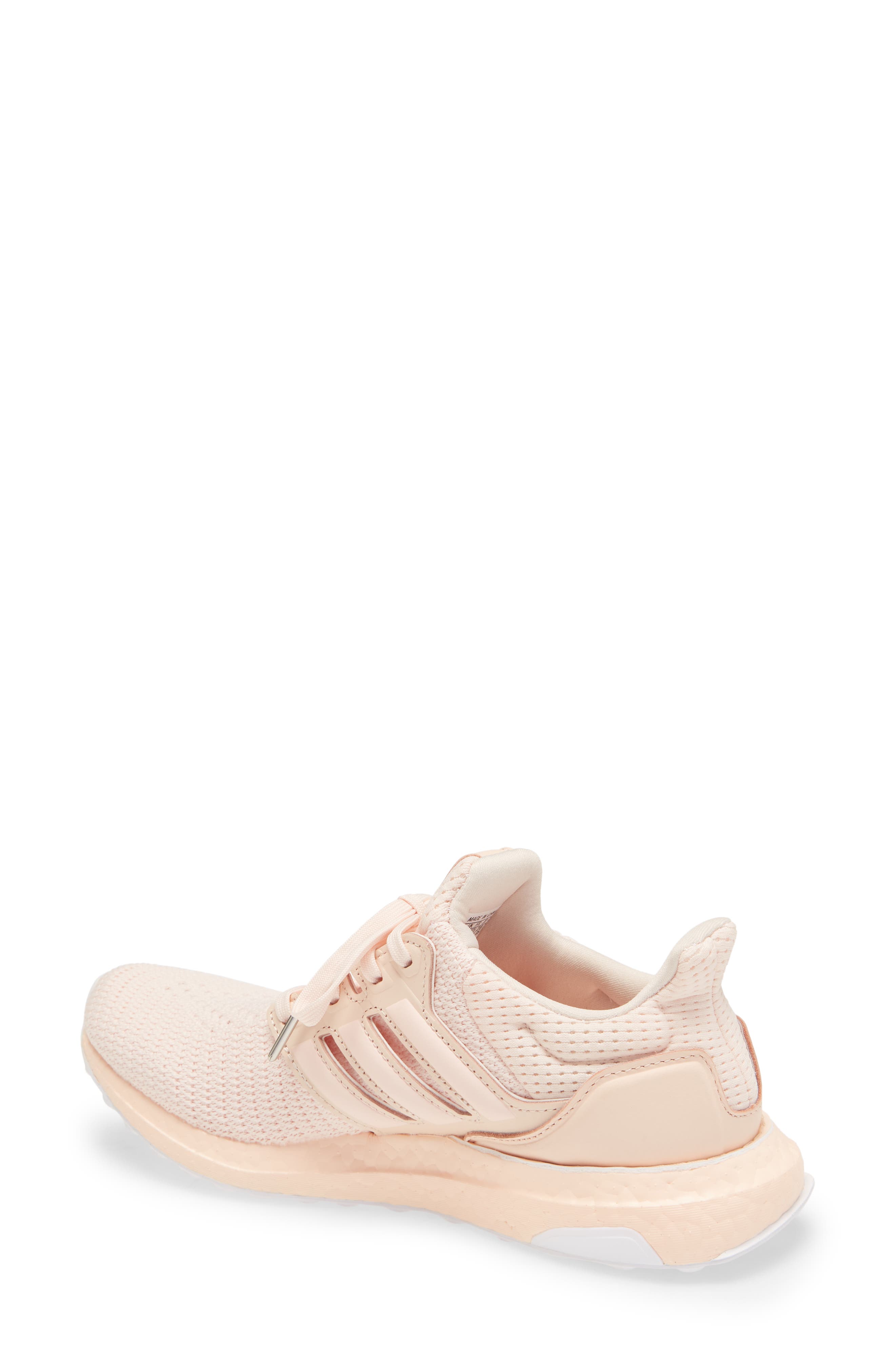 UltraBoost Running Shoe, Alternate, color, PINK TINT/ SILVER/ CORE BLACK