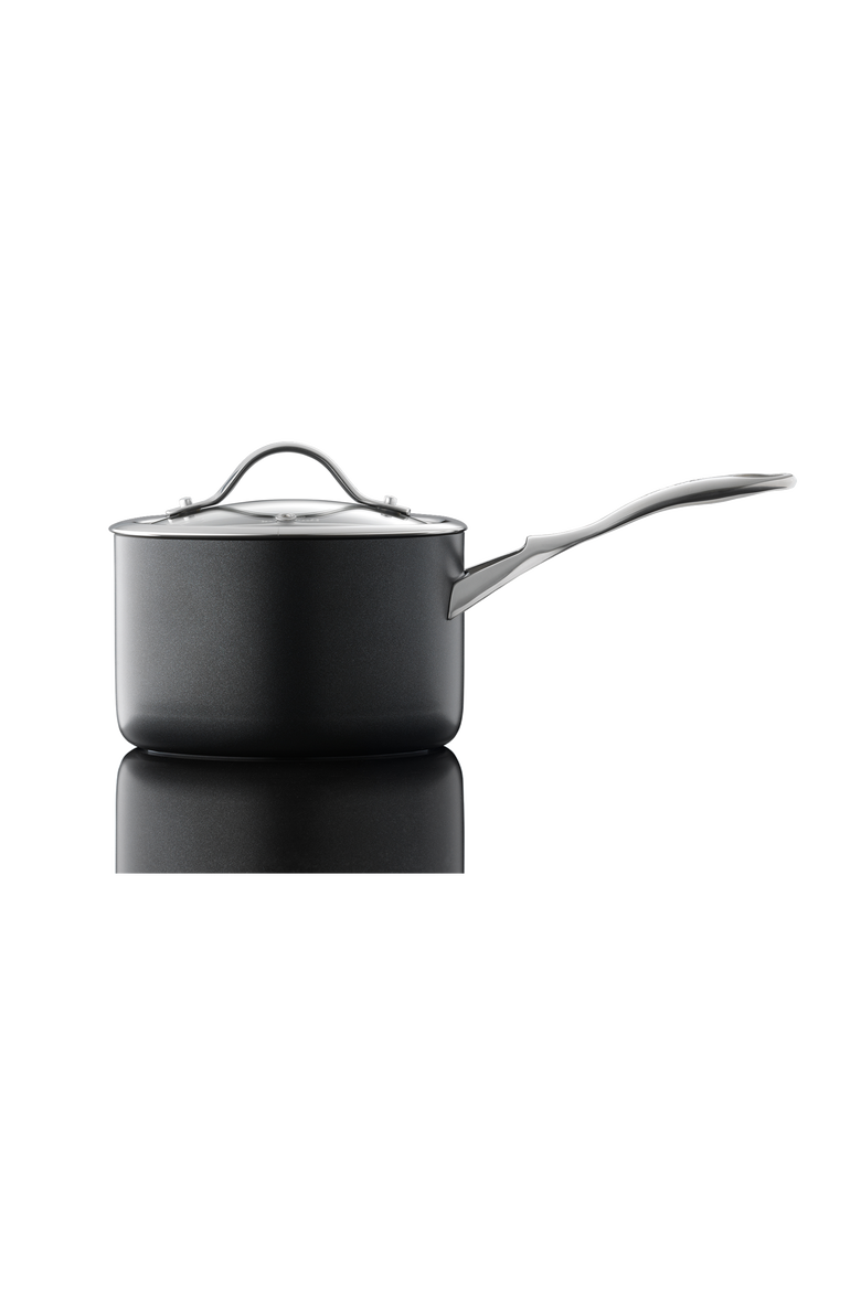 iD3® Saucepan with Lid 2.1qt, Alternate, color, BLACK
