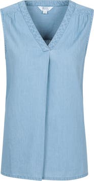 Mountain Warehouse Tuscany Chambray Sleeveless Shirt