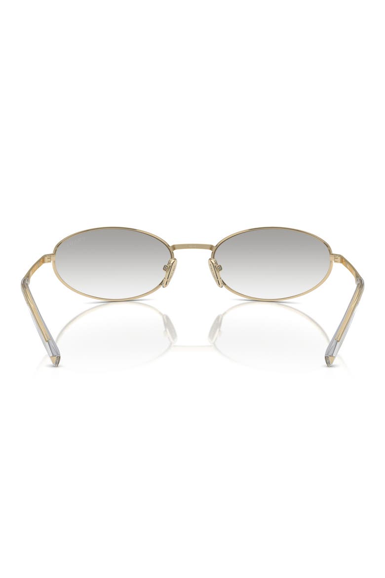 59mm Oval Sunglasses, Alternate, color, PALE GOLD
