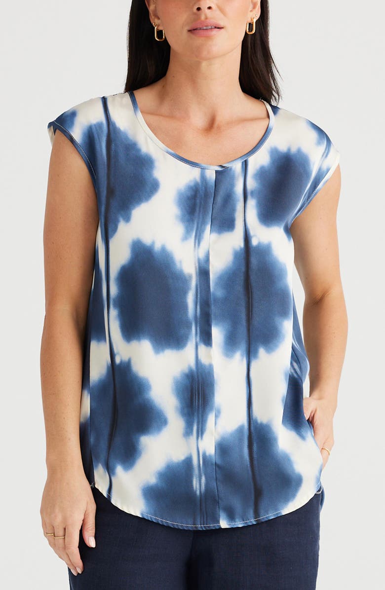 Brave+True Miona Cap Sleeve Top, Alternate, color, 