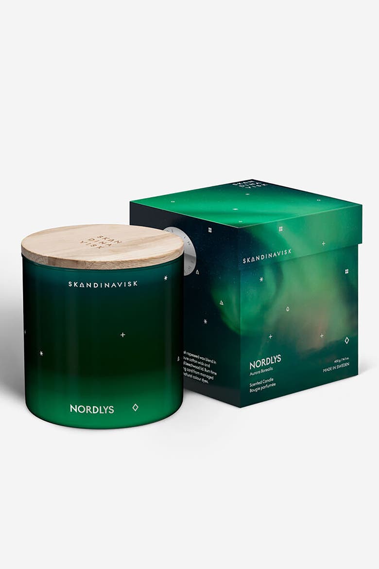 NORDLYS Scented Candle 400g, Main, color, Green
