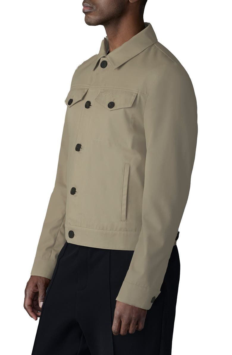 Mackage Nash Twill Trucker Jacket, Alternate, color, Light Camel