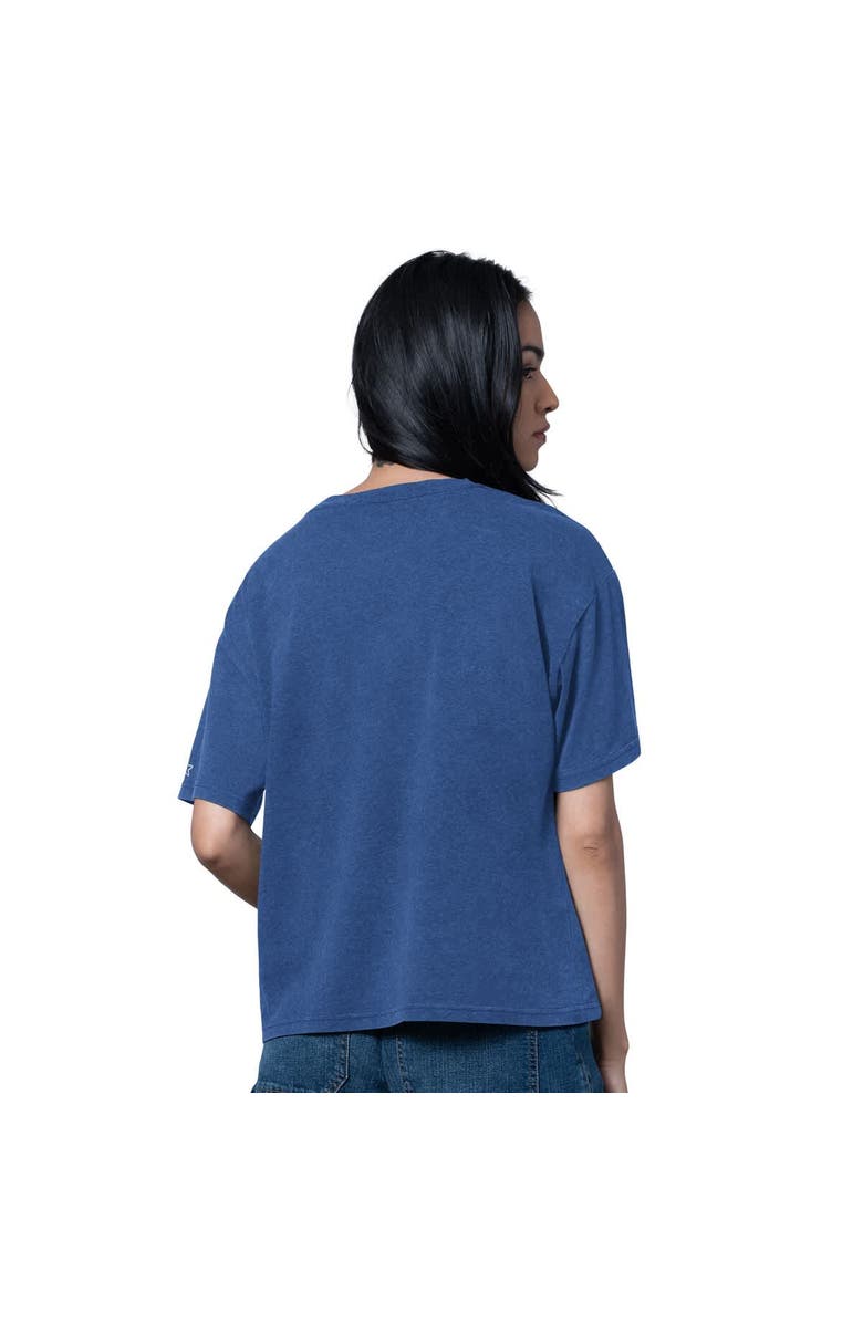 STARTER Women's Starter Heather Royal Los Angeles Dodgers Oversized Hall of Fame T-Shirt, Alternate, color, 