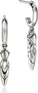 John Hardy Naga Drop Earrings, Sterling Silver