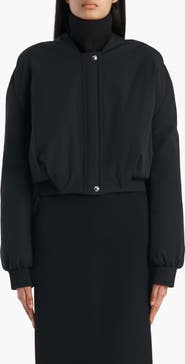 Khaite Cordan Nylon Blend Bomber Jacket