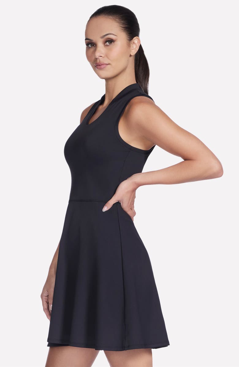 SKECHERS Sleeveless Birdie Dress, Alternate, color, Bold Black