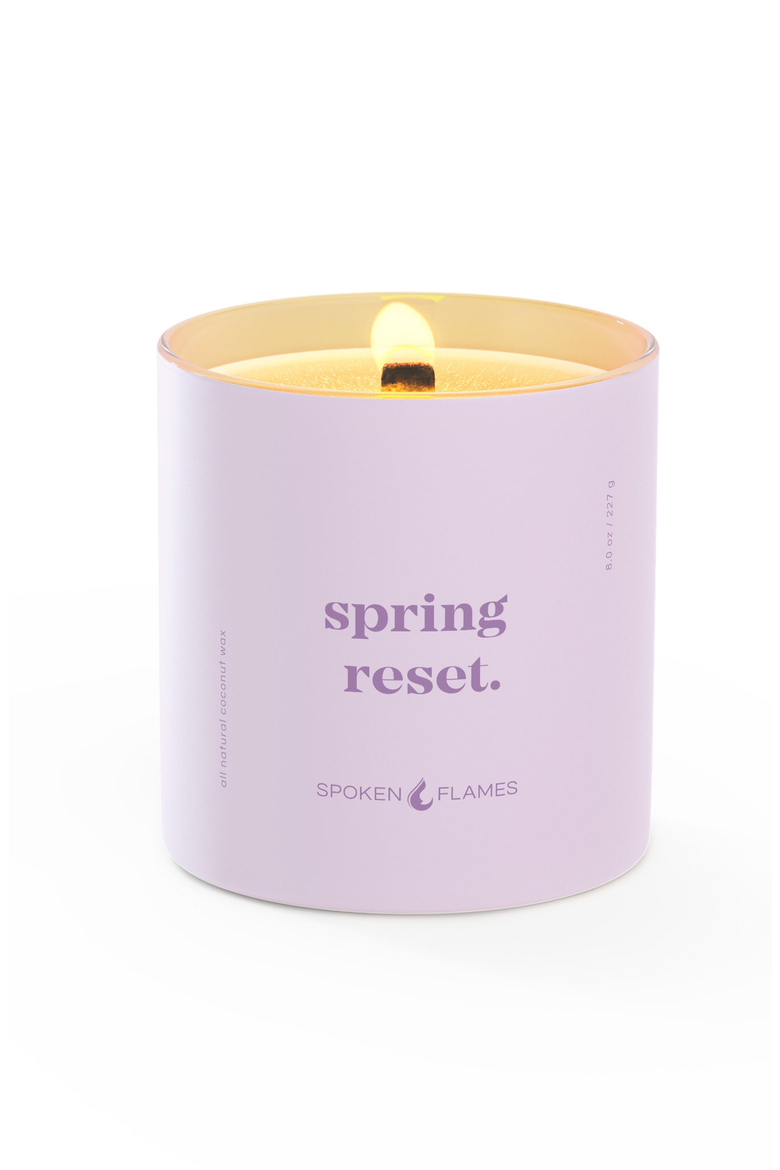Spring Reset Candle, Main, color, Lavender