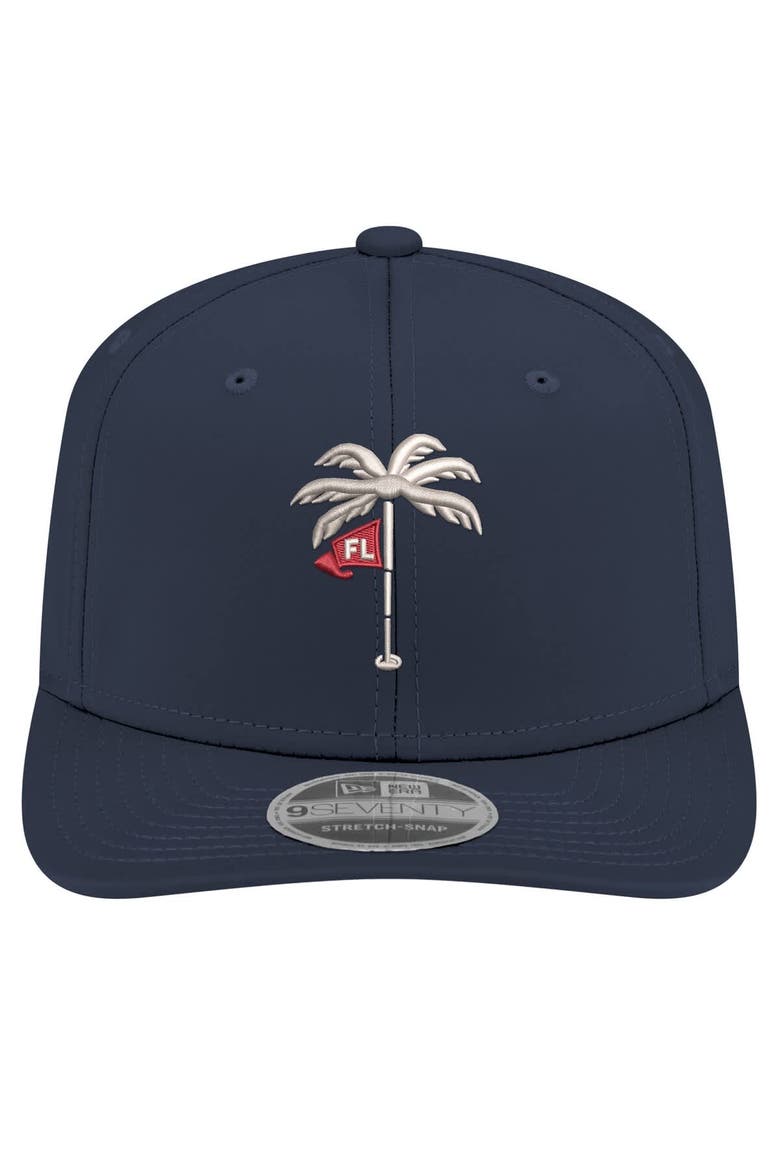 Navy Jupiter Links Golf Club Team COOLERA 9SEVENTY Adjustable Hat, Alternate, color, Navy