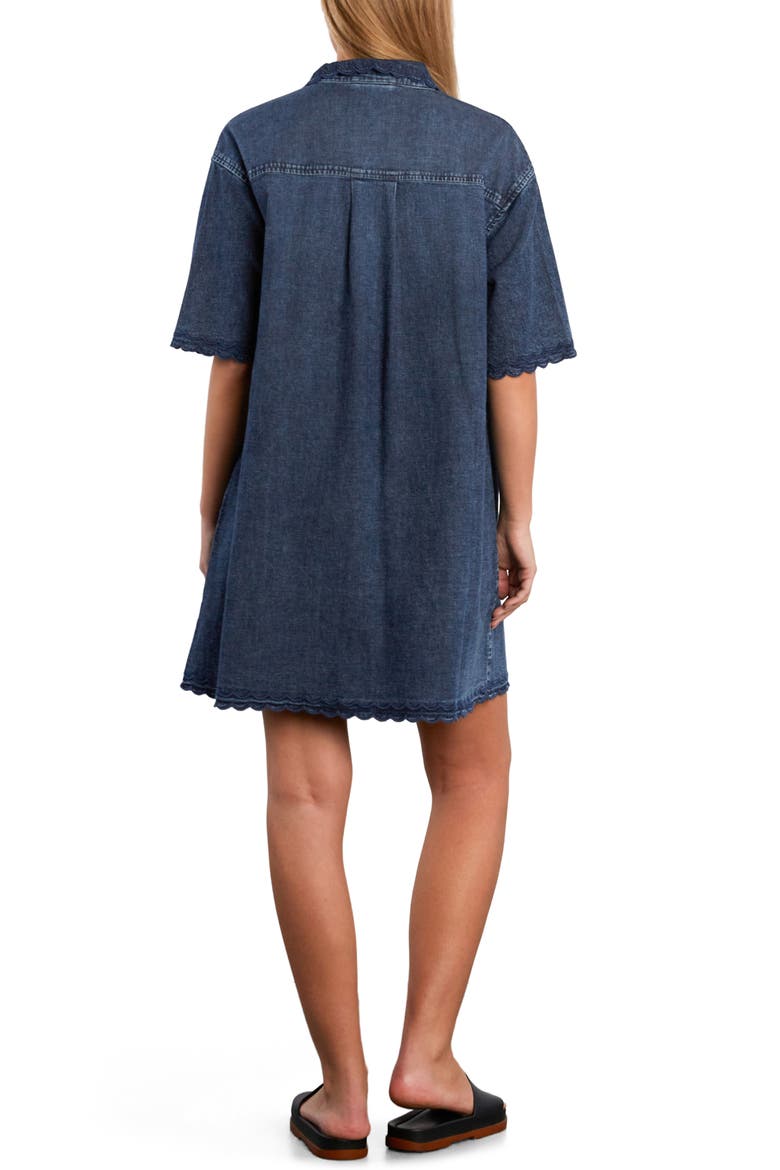 Wanderbloom Denim Shirtdress, Alternate, color, PETAL DREAM