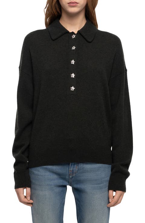 Soula Cashmere Polo Sweater