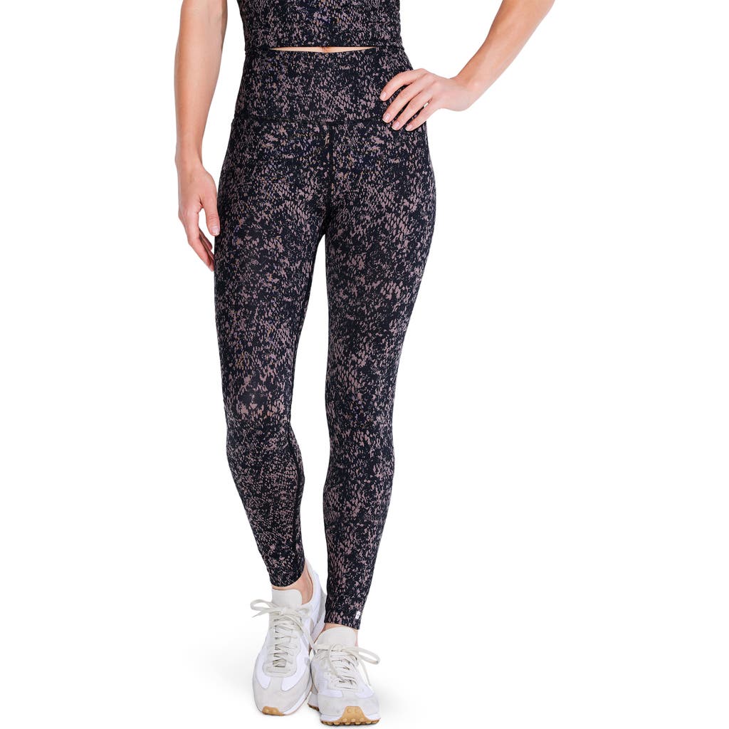 Nz Active By Nic+zoe Animalia Print Flexfit Leggings In Neutral Multi