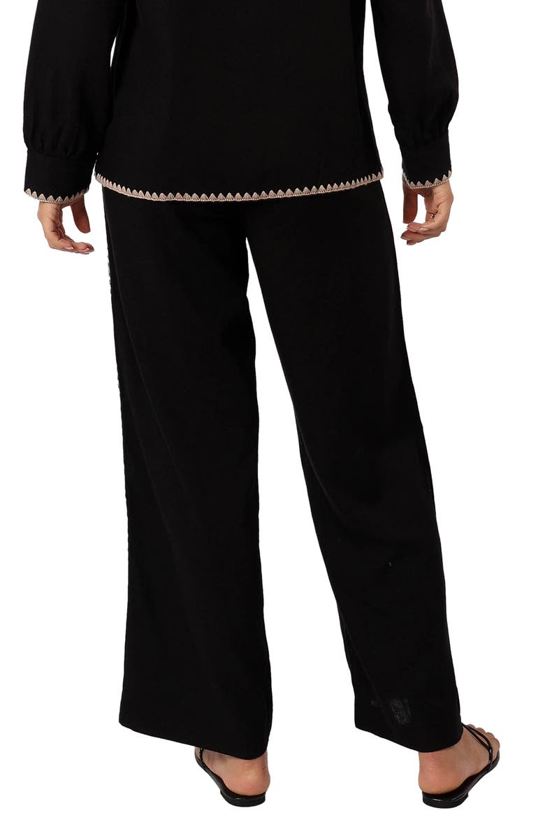 Petal & Pup Calyse Wide Leg Pants, Alternate, color, 