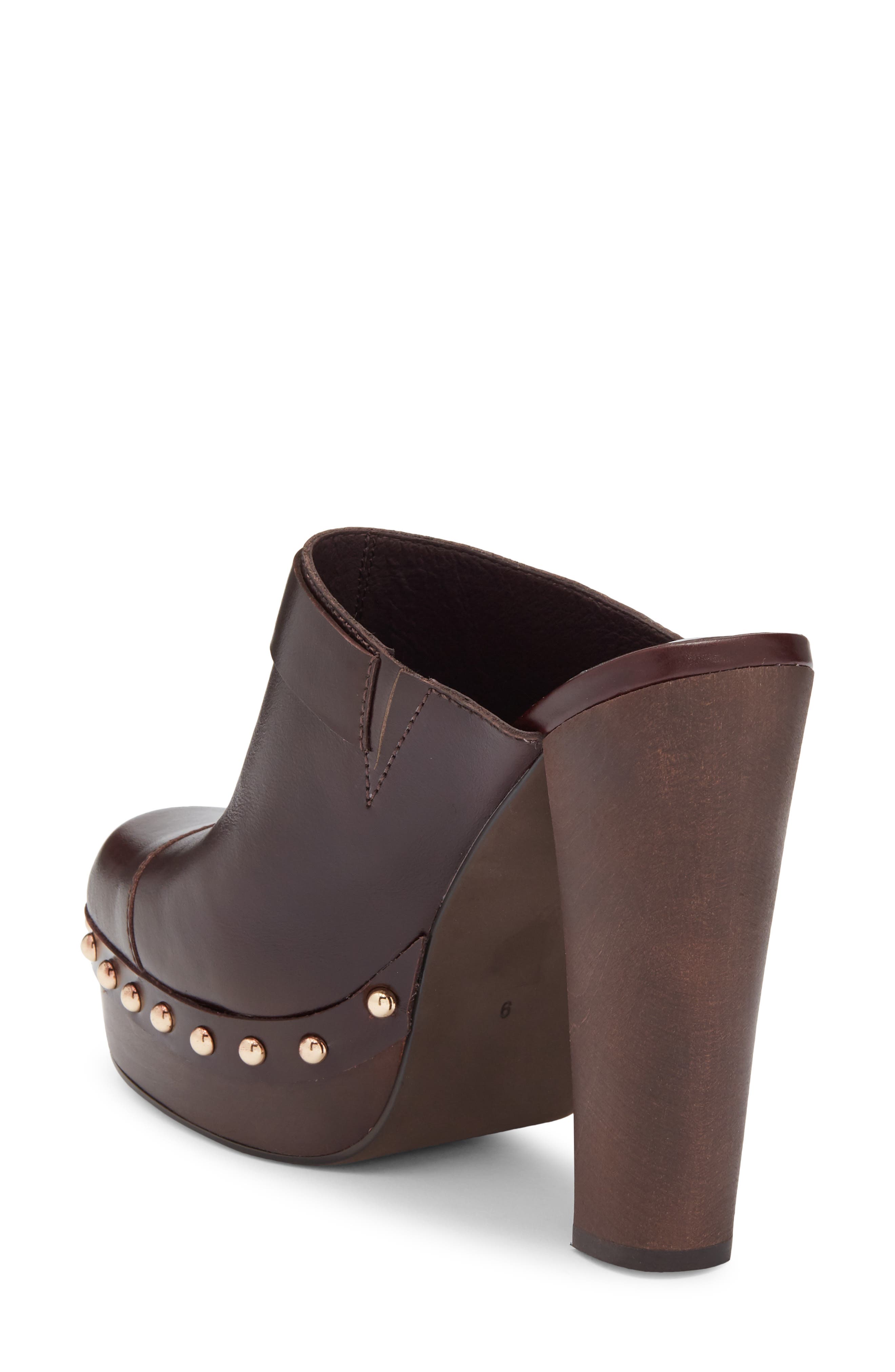 Jeffrey Campbell Confident Platform Mule, Alternate, color, Coffee Gold