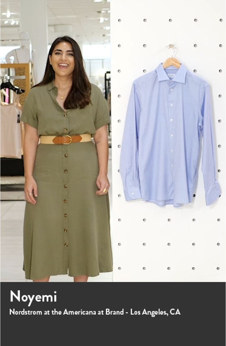 Contemporary Fit Solid Dress Shirt, sales video thumbnail