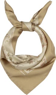 Lauren Ralph Lauren Small Floral Silk Square Scarf