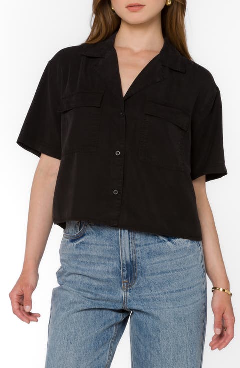 Lenora Utility Cropped Shirt