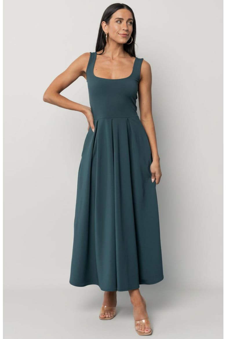 Giavanna Maxi Dress, Main, color, Dark Green