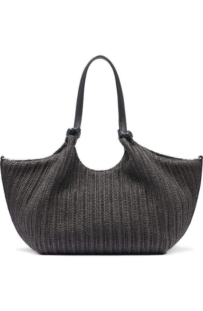 DKNY Paula Medium Tote, Alternate, color, Black/Silver