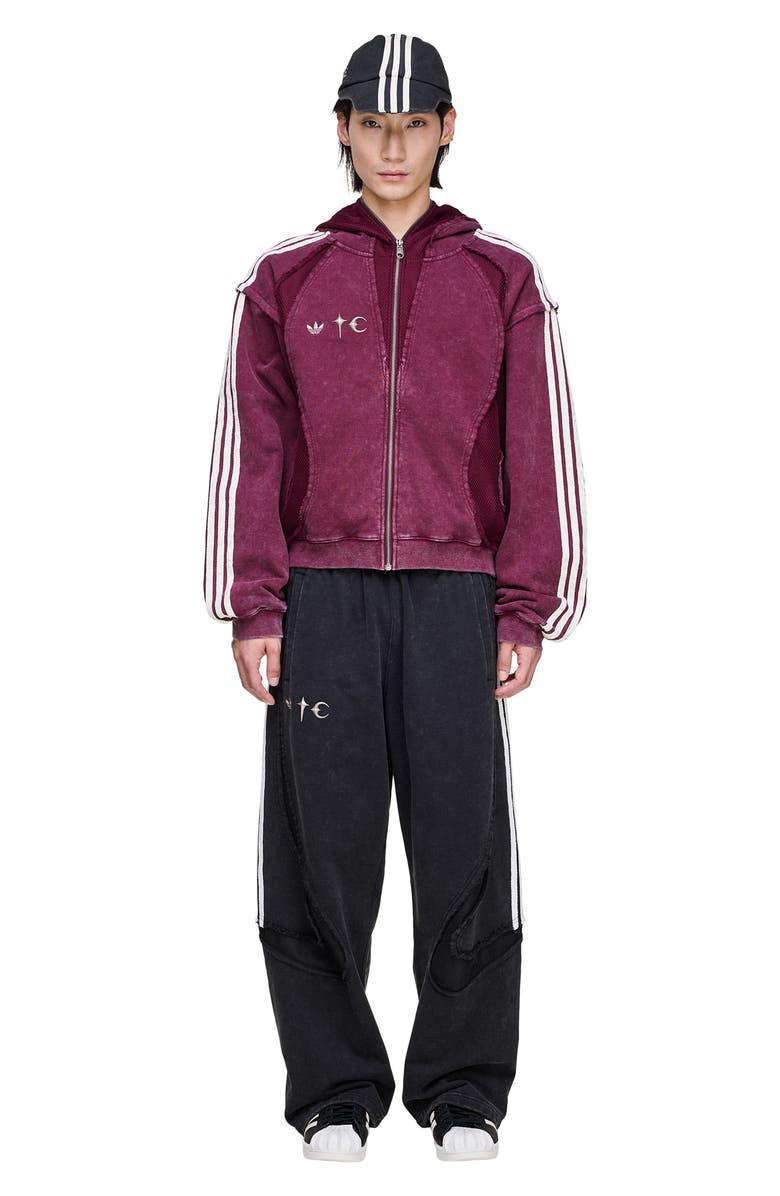 adidas Mesh Detail Relaxed Sweatpants, Alternate, color, 
