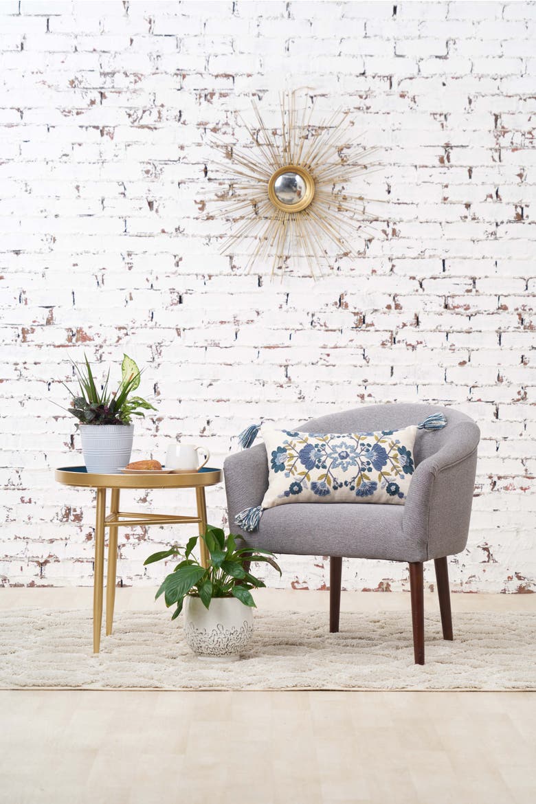 Bray Throw Pillow, Alternate, color, Blue