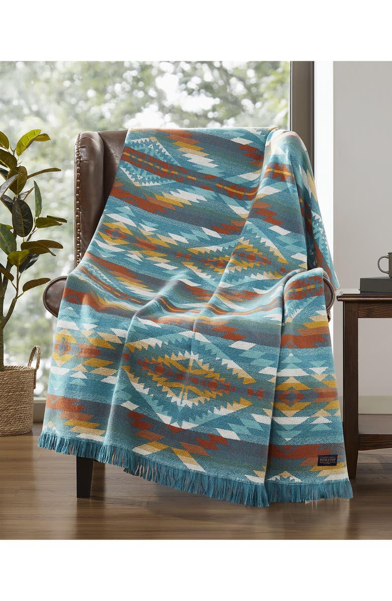 Pendleton Summerland Jacquard Throw Blanket, Alternate, color,