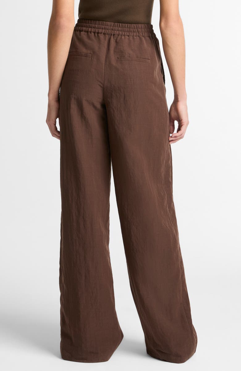 Vince Linen Blend Drawstring Pants, Alternate, color, Clove