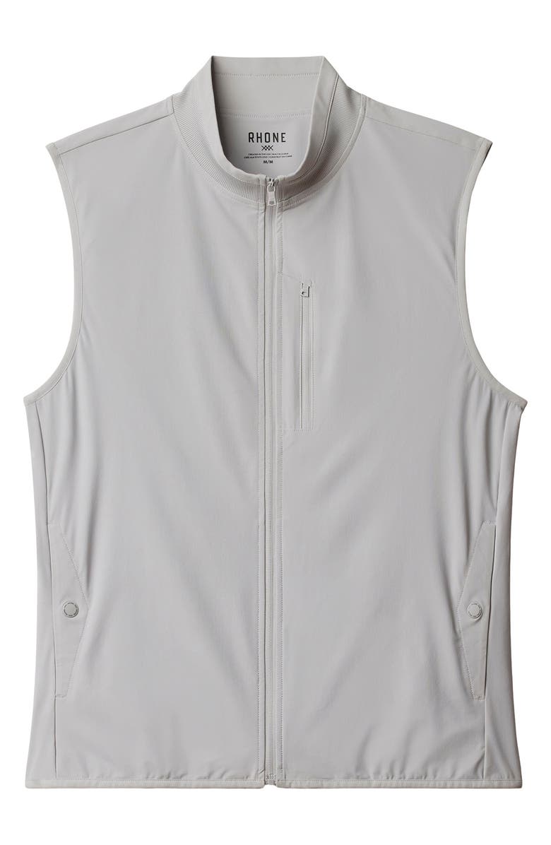 Rhone Top Flight Water Resistant Vest, Alternate, color, Sleet Gray