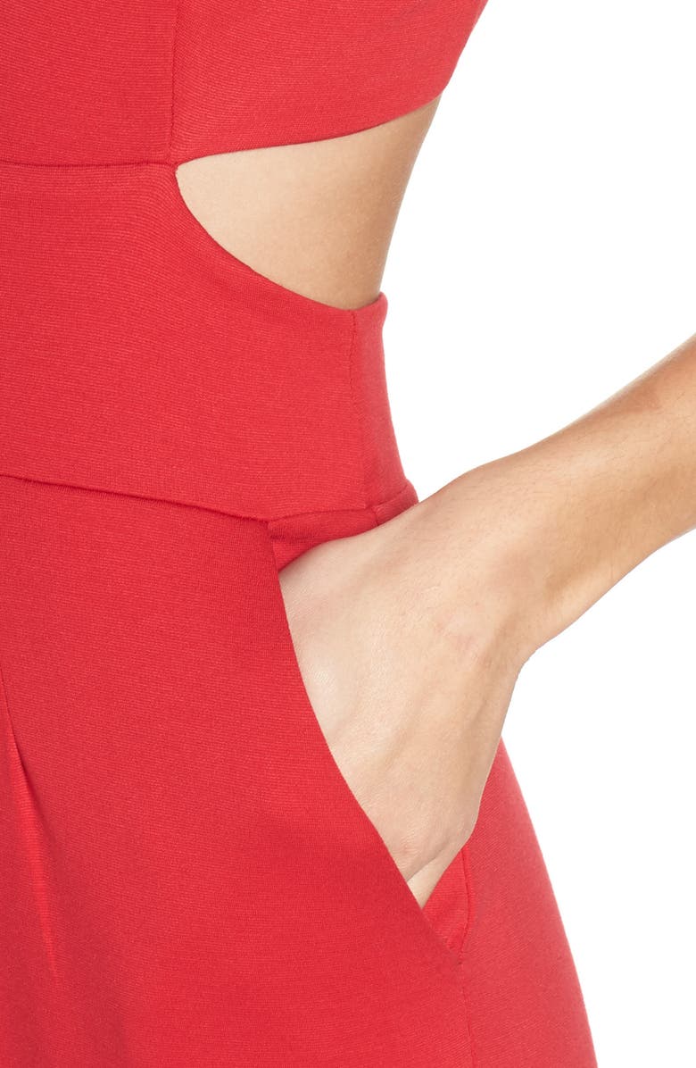 Fraiche by J Cutout Jumpsuit, Alternate, color, 