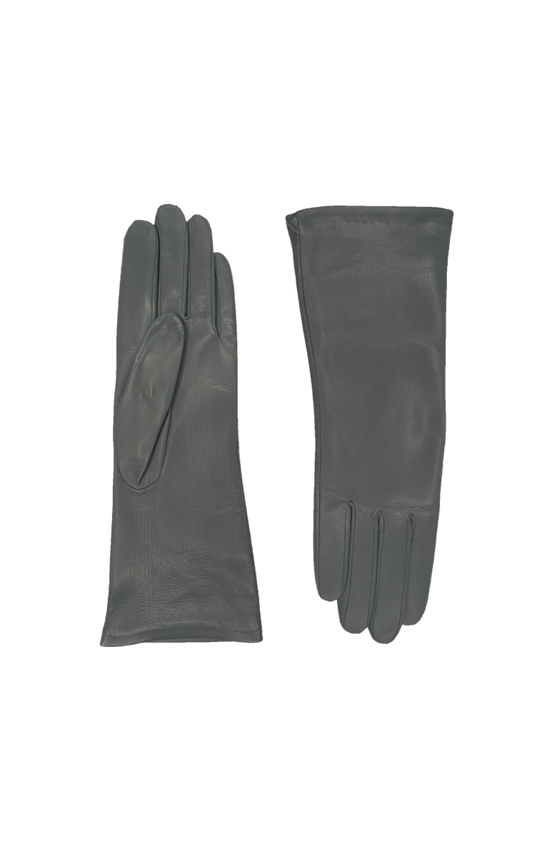 Agnelle Christina Cashmere Lined Midlength Lambskin Glove, Main, color, Pierre