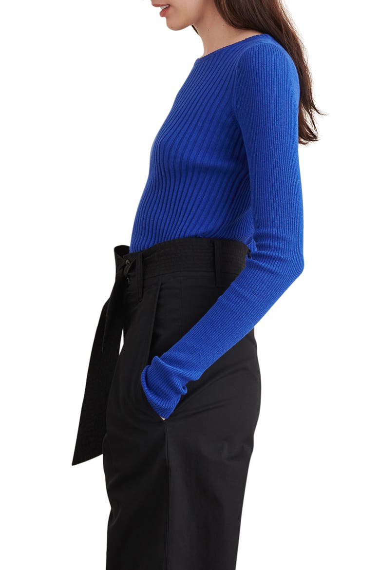 Ribolata Wool Blend Pullover, Alternate, color, TRUE BLUE
