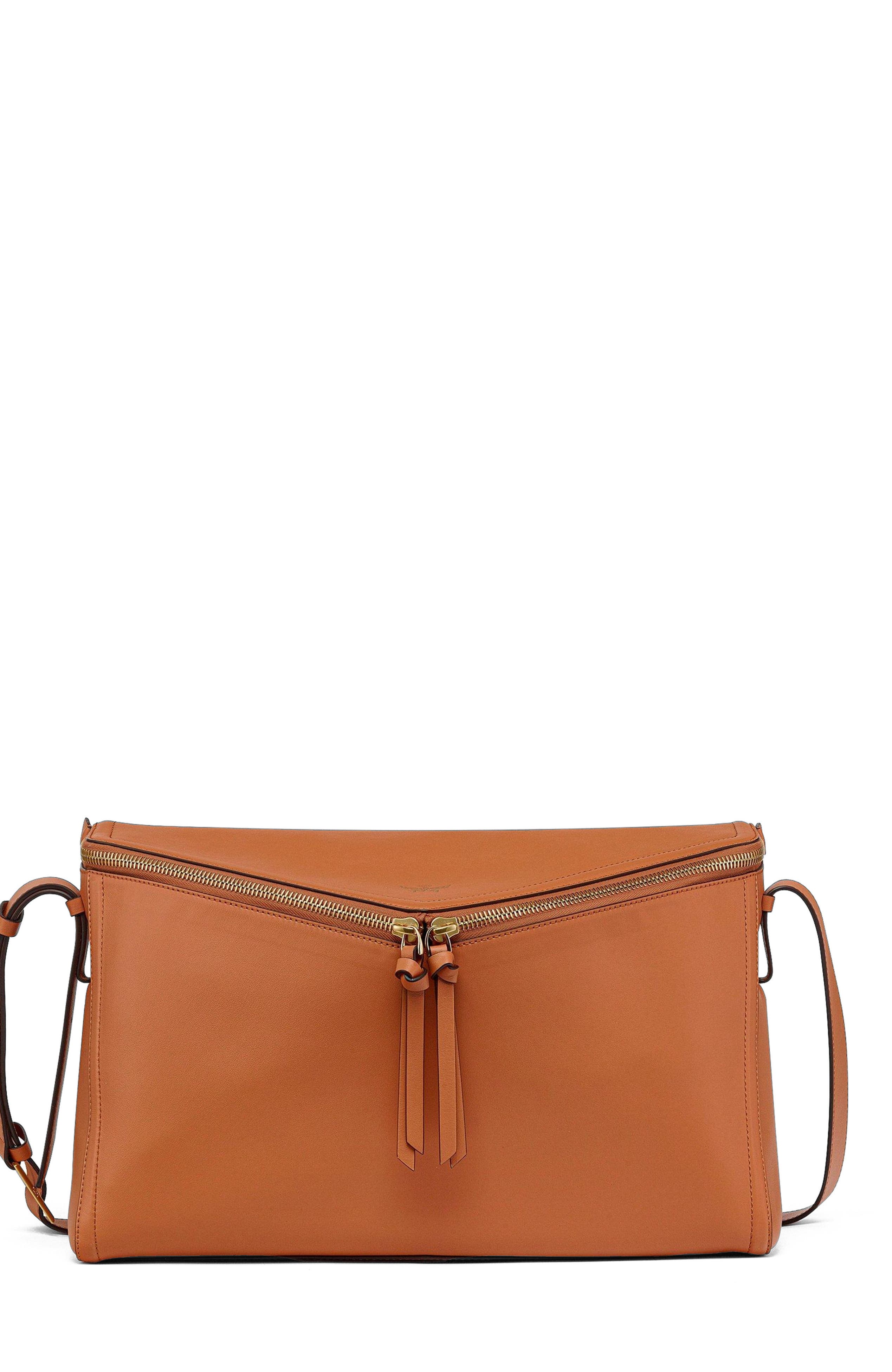 MCM Diamant 3D Shoulder Bag in Calf Leather, Main, color, 