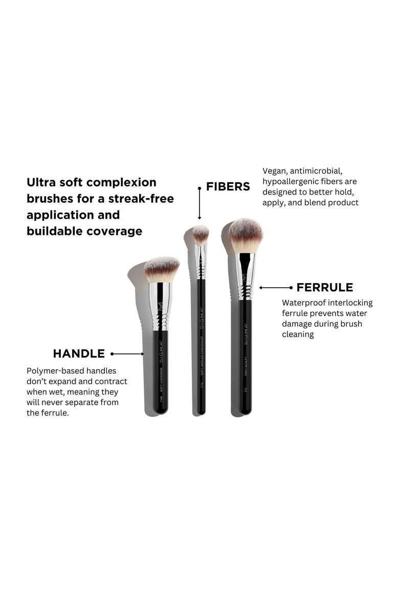 Soft Coverage Brush Set $71 Value, Alternate, color, NO COLOR