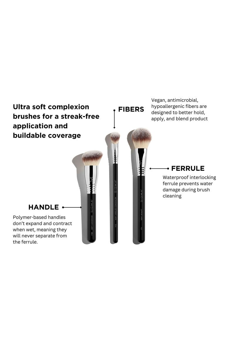 Sigma Beauty Soft Coverage Brush Set $71 Value, Alternate, color,