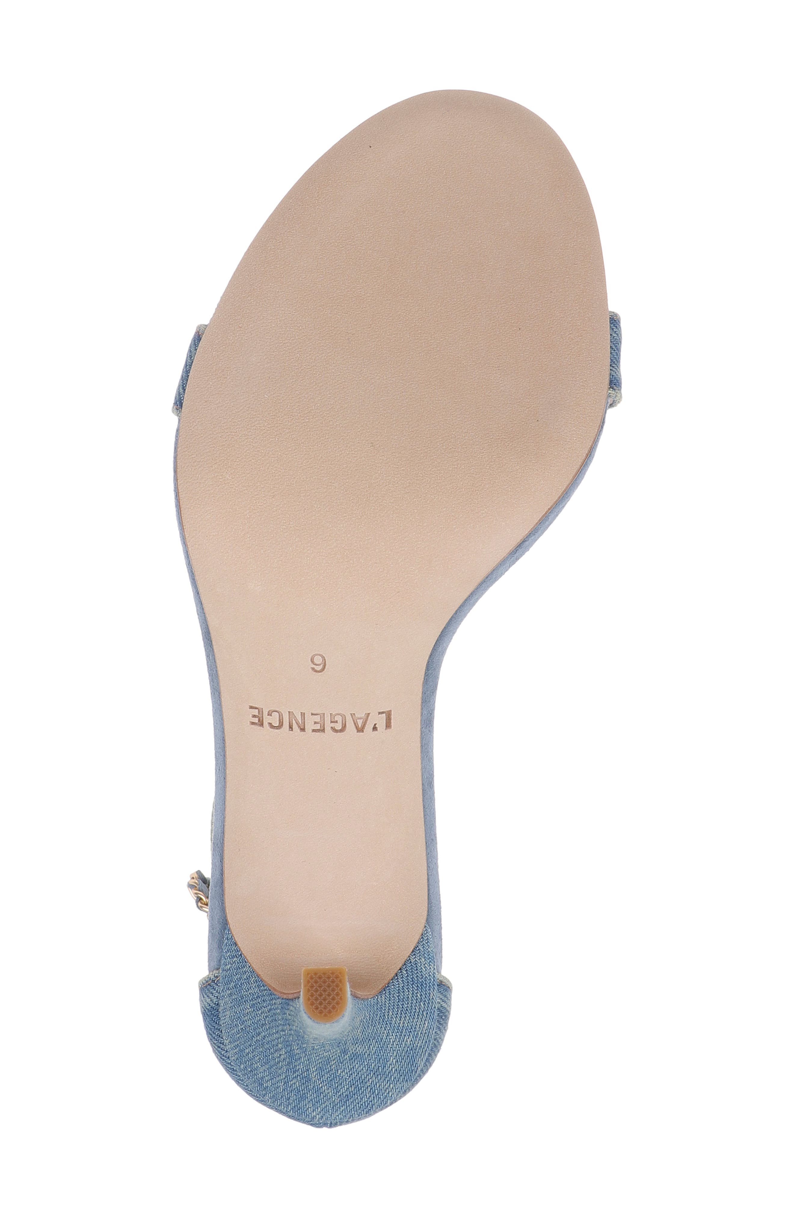 Gisele VII Sandal, Alternate, color, LIGHT DENIM