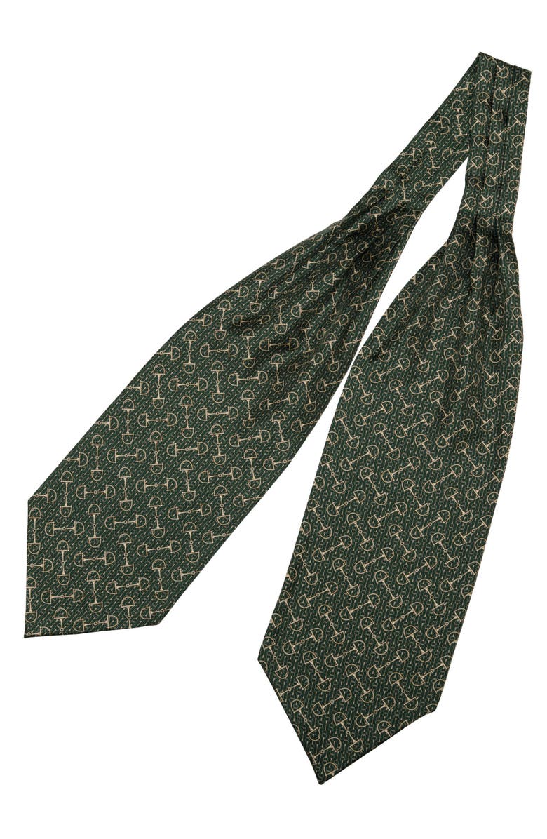 Elizabetta Derby - Silk Ascot Cravat Tie for Men, Alternate, color,