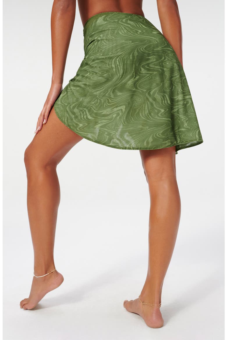 Mesh Sarong Skirt, Alternate, color, PESTO SWIRL002