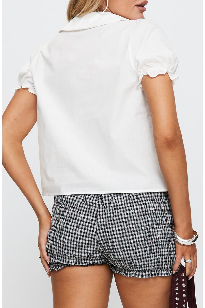 Neverland Puff Sleeve Shirt, Alternate, color, WHITE
