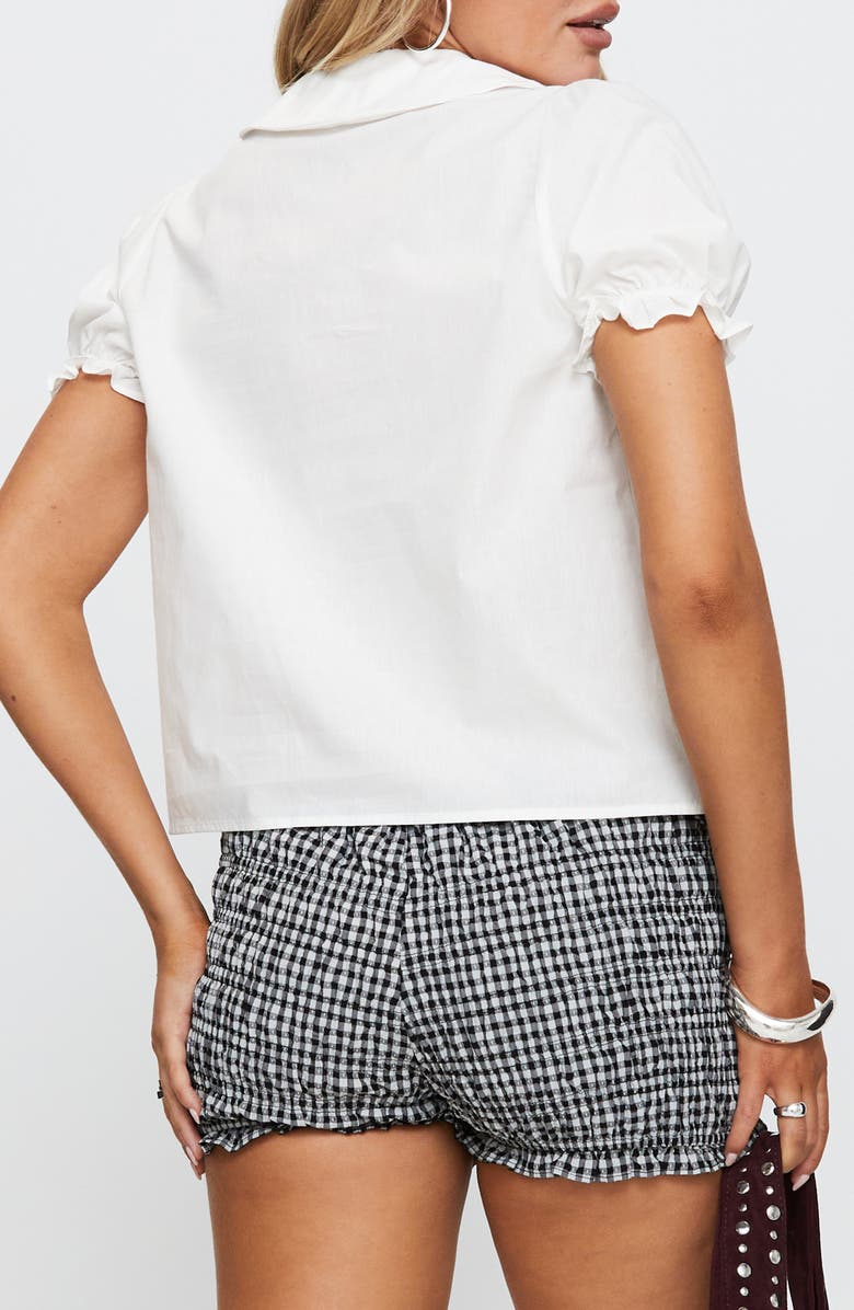 Princess Polly Neverland Puff Sleeve Shirt, Alternate, color, White