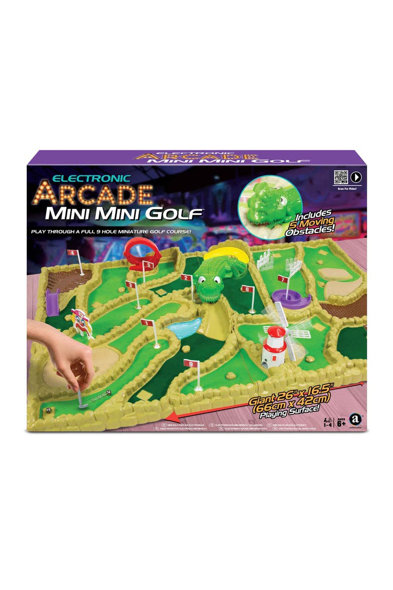 Electronic Arcade Mini Mini Golf 6+, Main, color, Multicolored