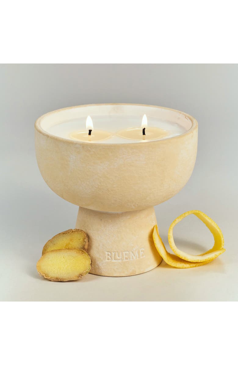 Blueme Happiness Medium Ceramic Candle, Alternate, color, 