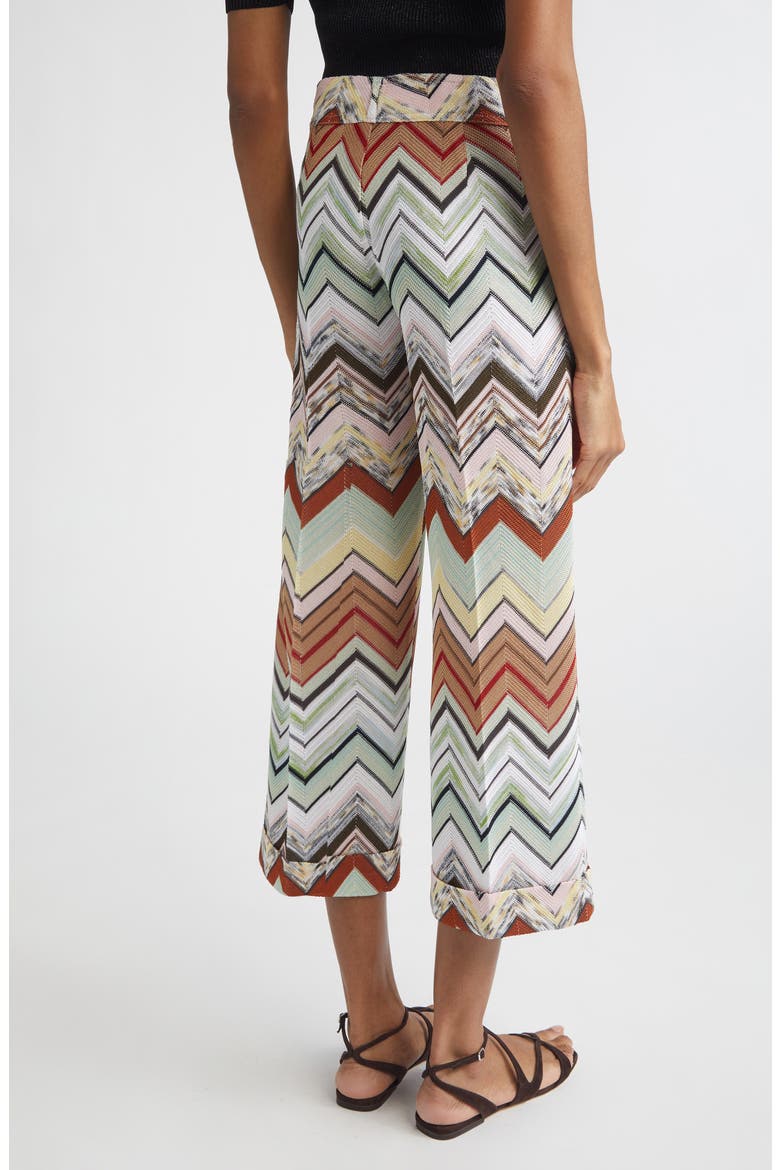 Chevron Stripe Trousers, Alternate, color, LIGHT BLUE/ ORANGE/ GREEN/ TAN