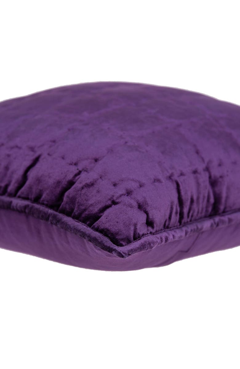 PARKLAND COLLECTION Agio Square Transitional Throw Pillow, Alternate, color, Purple
