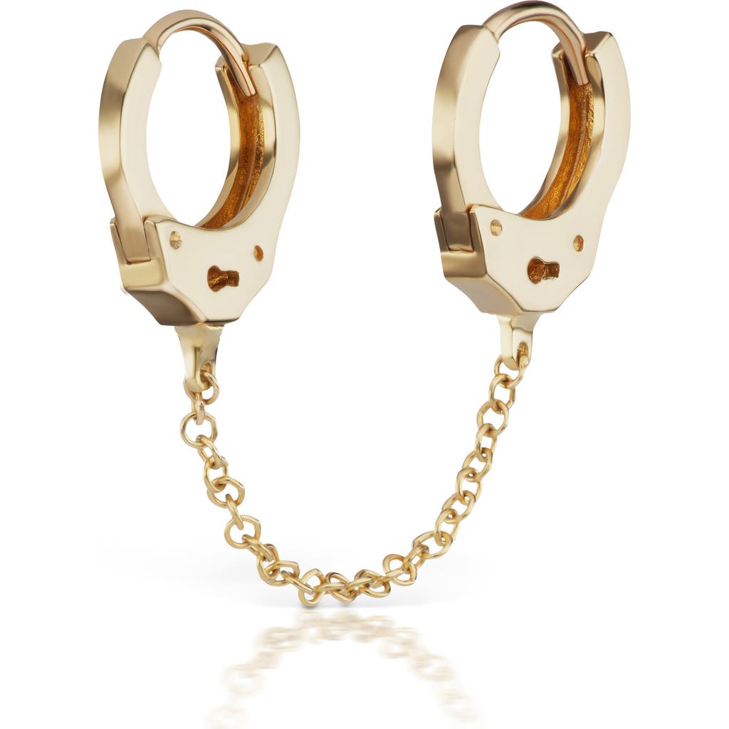 Maria Tash Handcuff Chain Multi Piercing Hoop Earring