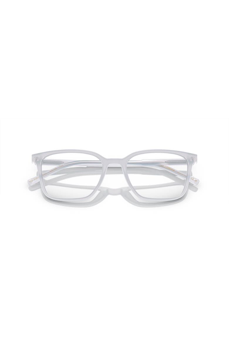Dolce&Gabbana 54mm Square optical glasses, Alternate, color, Transparent