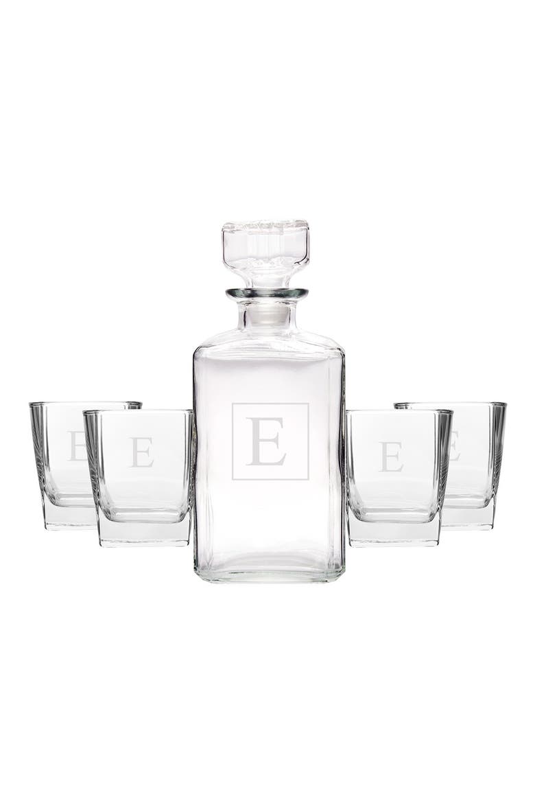 Monogram Five-Piece Decanter Set, Main, color, E