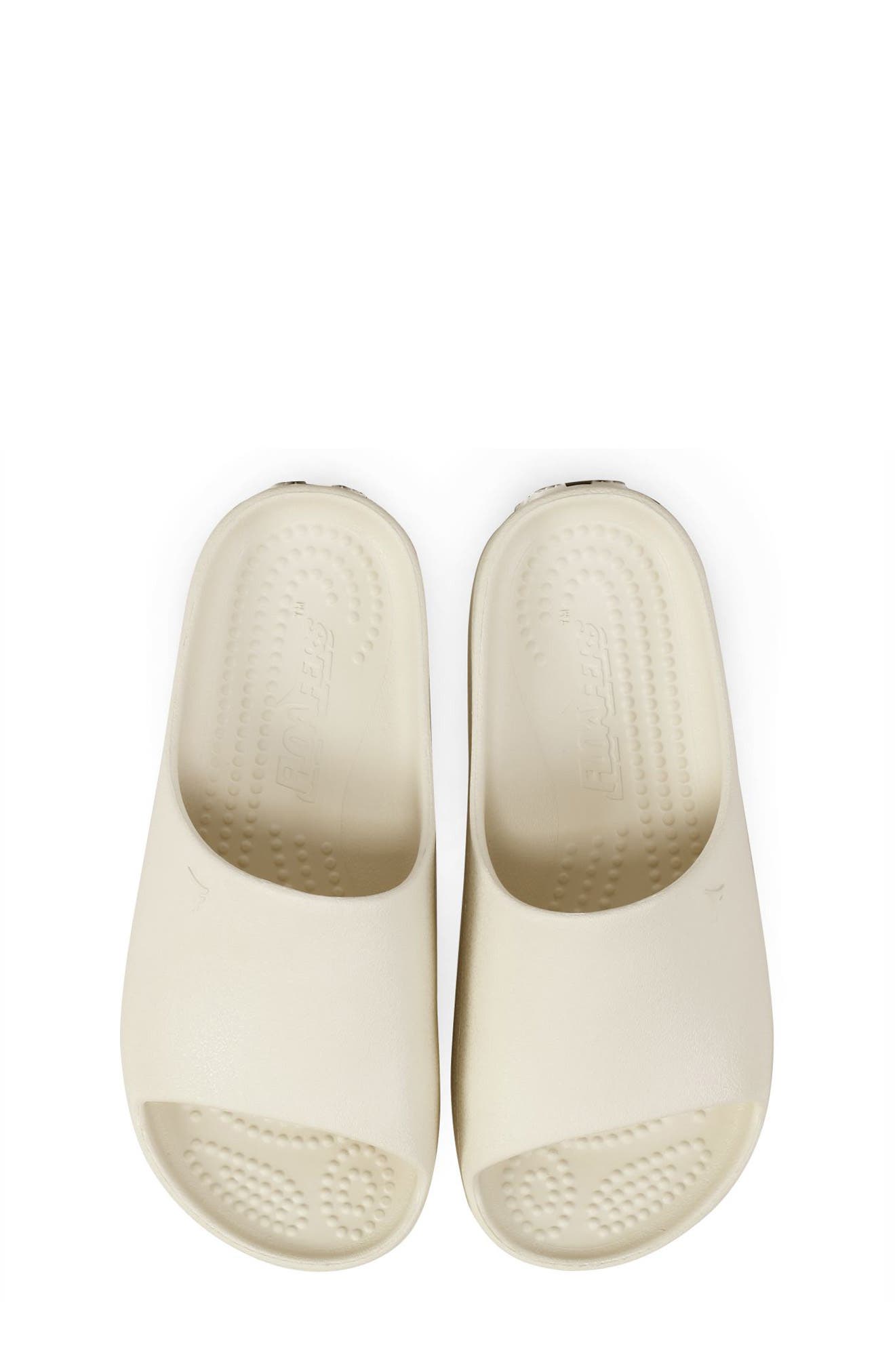 Kids' Lane Waterproof Slide Sandal, Alternate, color, BONE/BRIGHT WHITE