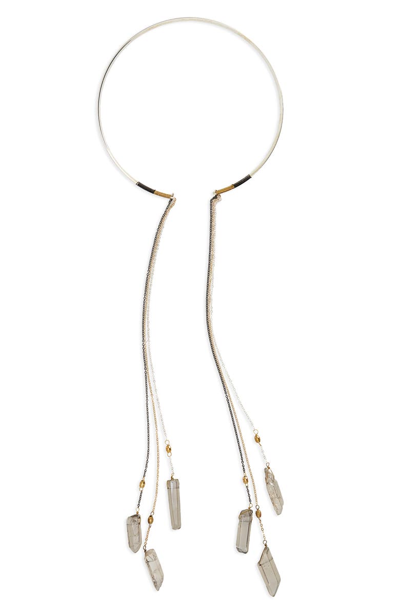 Panacea Cluster Pendant Necklace, Main, color, 