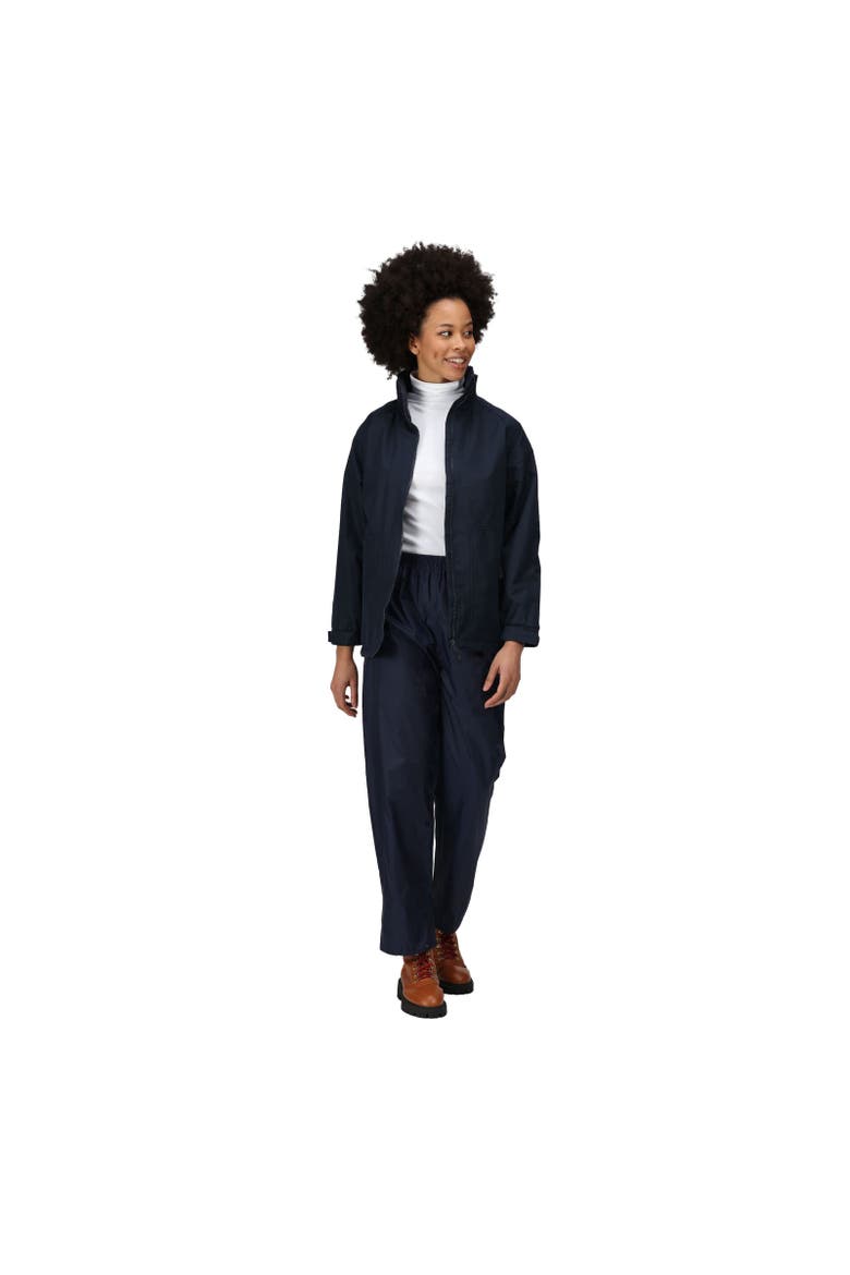 Ladies/Womens Waterproof Windproof Jacket, Alternate, color, Navy Blue